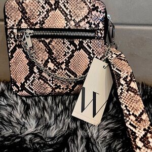 Worthington Zoe Python Wristlet